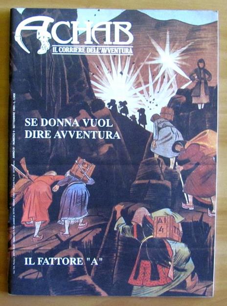 Achab Il Corriere Dell'Avventura N.9, 1993 - Verne, Arcieri E Cavalieri Templari - copertina