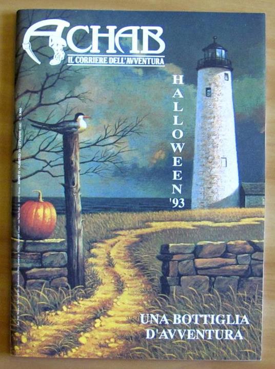 Achab Il Corriere Dell'Avventura N.10, Halloween 1993 - Alcol E Alice Di Carrol Lewis - copertina