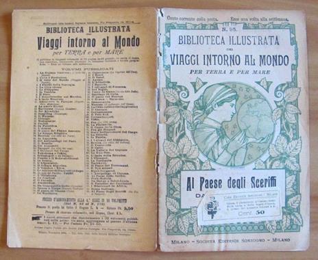 Biblioteca Illustrata dei Viaggi intono al Mondo per Terra e per Mare N.95 - Sonzogno 1900 - 2