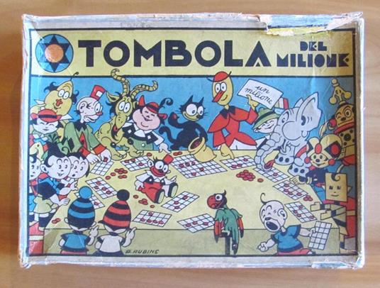 TOMBOLA DEL MILIONE - Antonio RUBINO -STO - Signor Bonaventura - Anonimo - 3