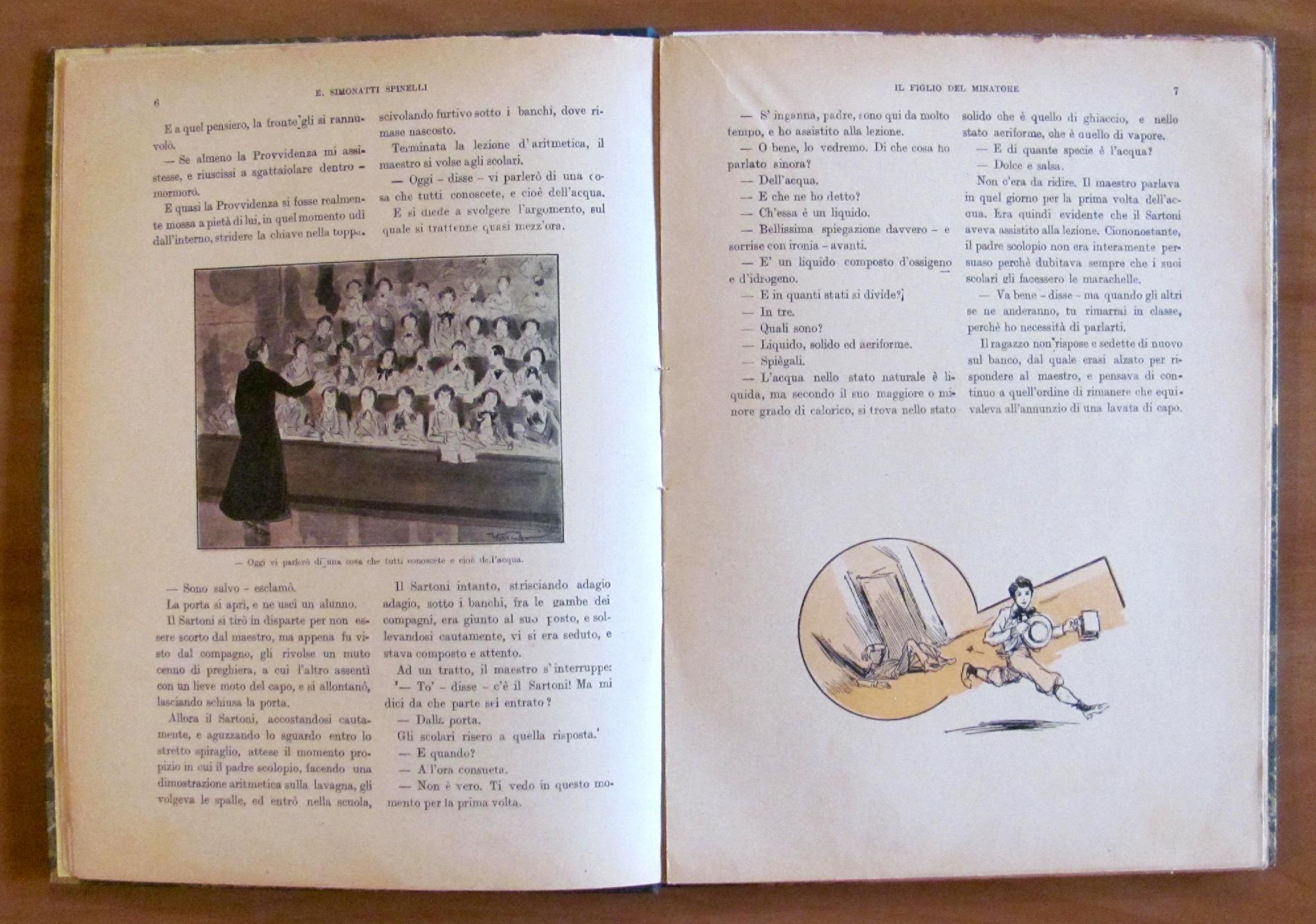 Il Figlio Del Minatore - Letture Amene E Istruttive Per La Gioventã¹ - 1911 - Ill. Yambo