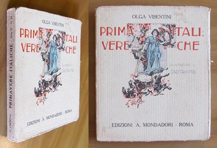 Primavere Italiche. Bibliotechina De "La Lampada" Ill. Gustavino - Olga Visentini - copertina