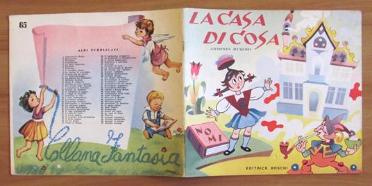 La Casa Di Cosa - Collana Fantasia N.65 - Antonio Rubino - copertina