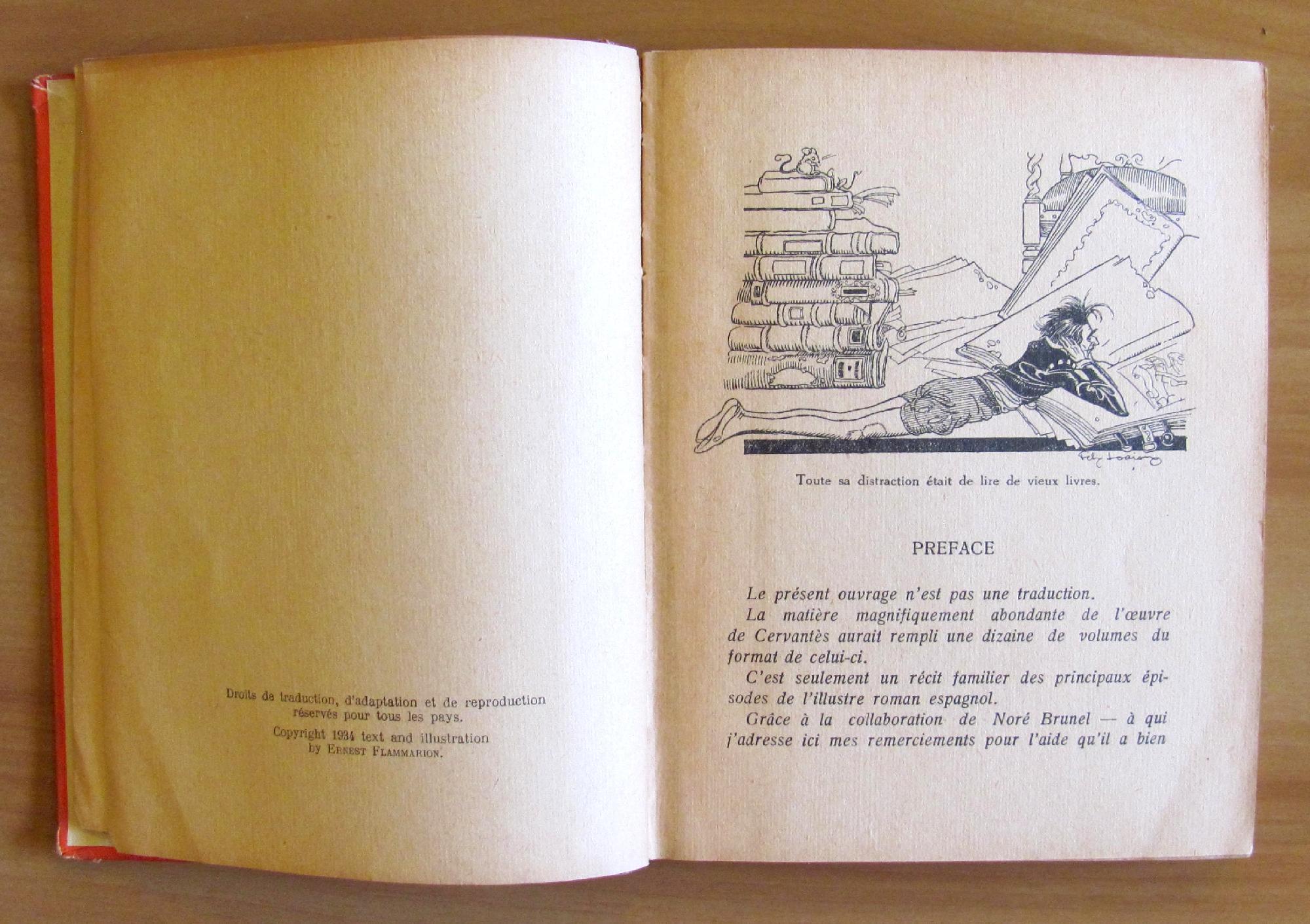 Paul Reboux raconte le DON QUICHOTTE de Cervantes - A ses jeunes amis, 1934