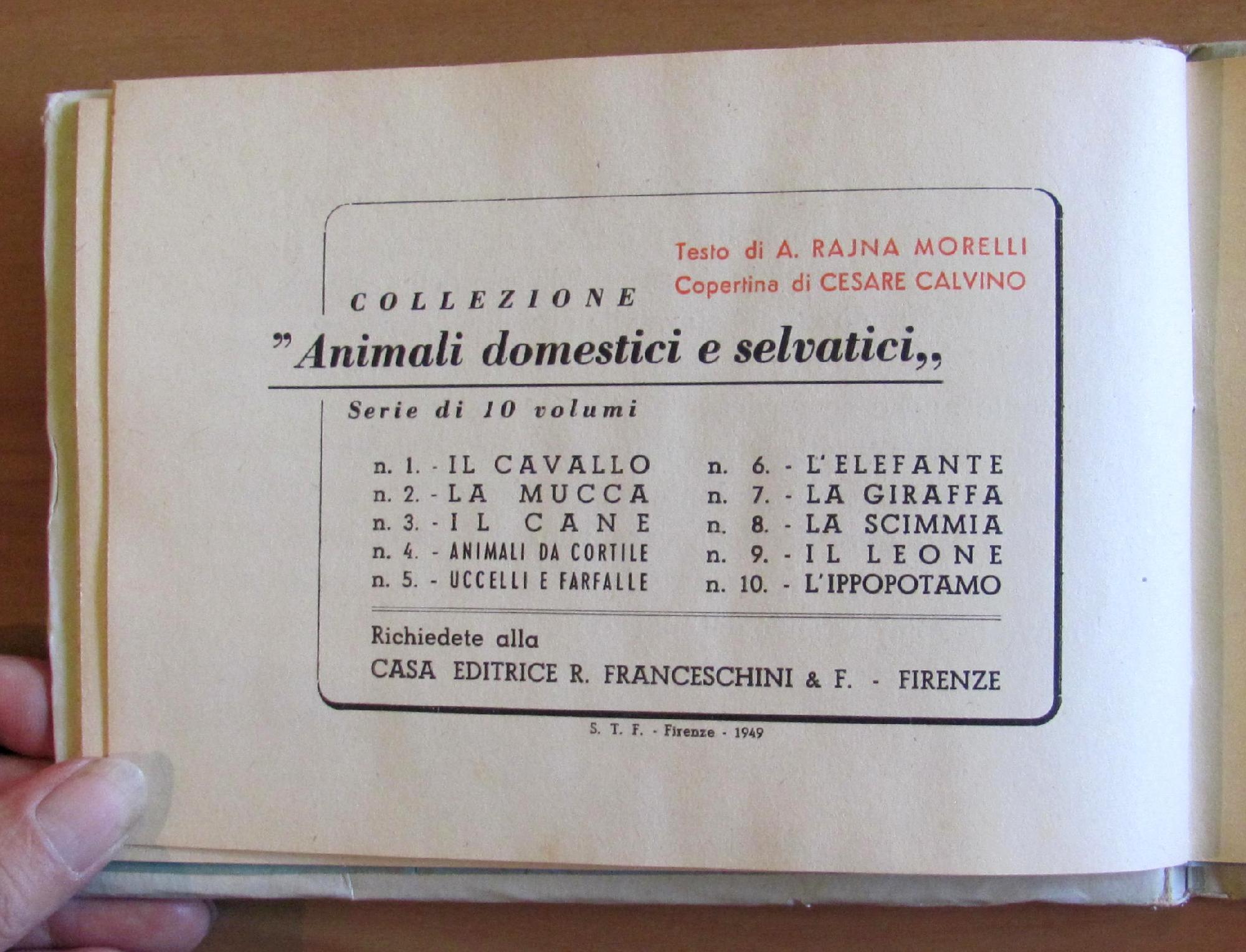 Il Cane - Collezione Animali Domestici E Selvatici, 1949