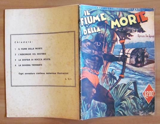 Il Fiume Della Morte - Collana Avventure Illustrate N.1 (Romanzo D'Avventure) - Renzo Renzi - 5