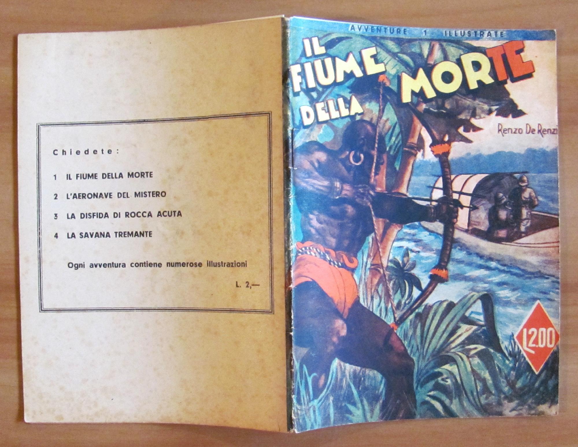 Il Fiume Della Morte - Collana Avventure Illustrate N.1 (Romanzo D'Avventure)