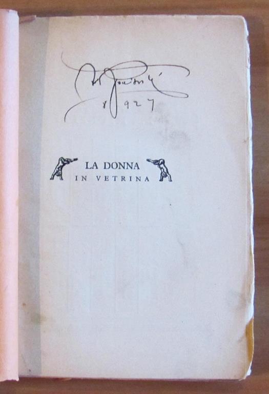 La Donna In Vetrina - Collana Al Fauno Giallo, 1926 - Luigi Antonelli - 9
