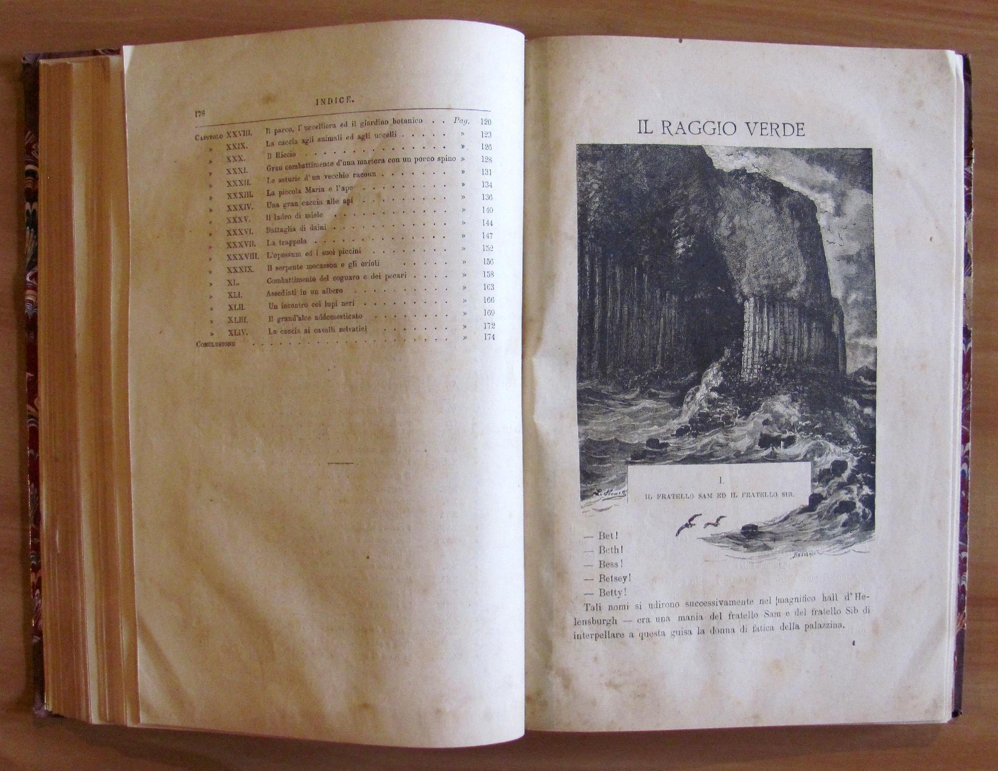 L' Abitazione Nel Deserto Unito A Il Raggio Verde - Collana Avventure Di Terra E Di Mare