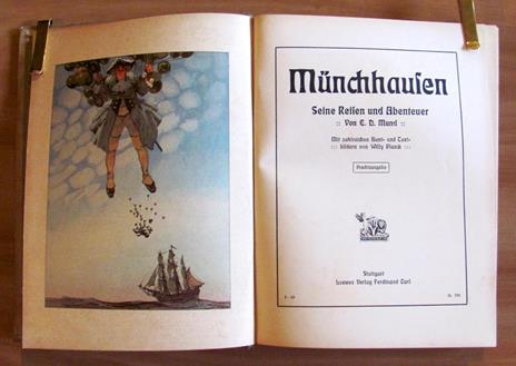 Munchhausen Seine Reisen Und Abenteuer, 1910 Ca. Ill. Planck - 2