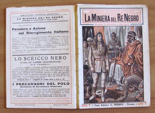 La Miniera Del Re Negro - Biblioteca Di Romanzi Orientali, 1929 - Aldo Randi - 5