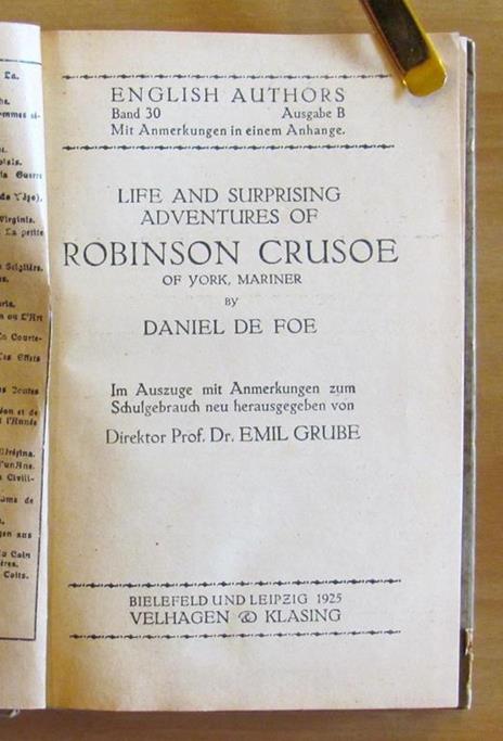 Life and surprising adventures of ROBINSON CRUSOE of York, mariner - Daniel Defoe - 2
