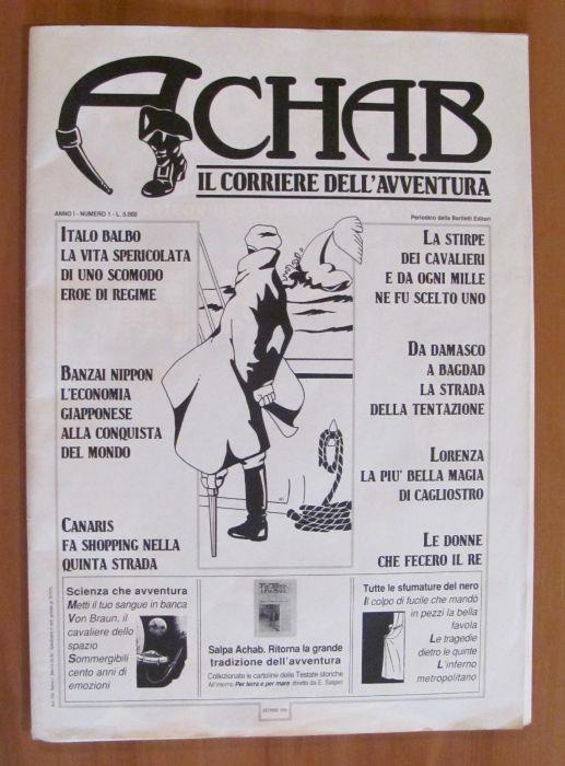 Achab Il Corriere Dell'Avventura - Anno I N.1, 1990 - copertina