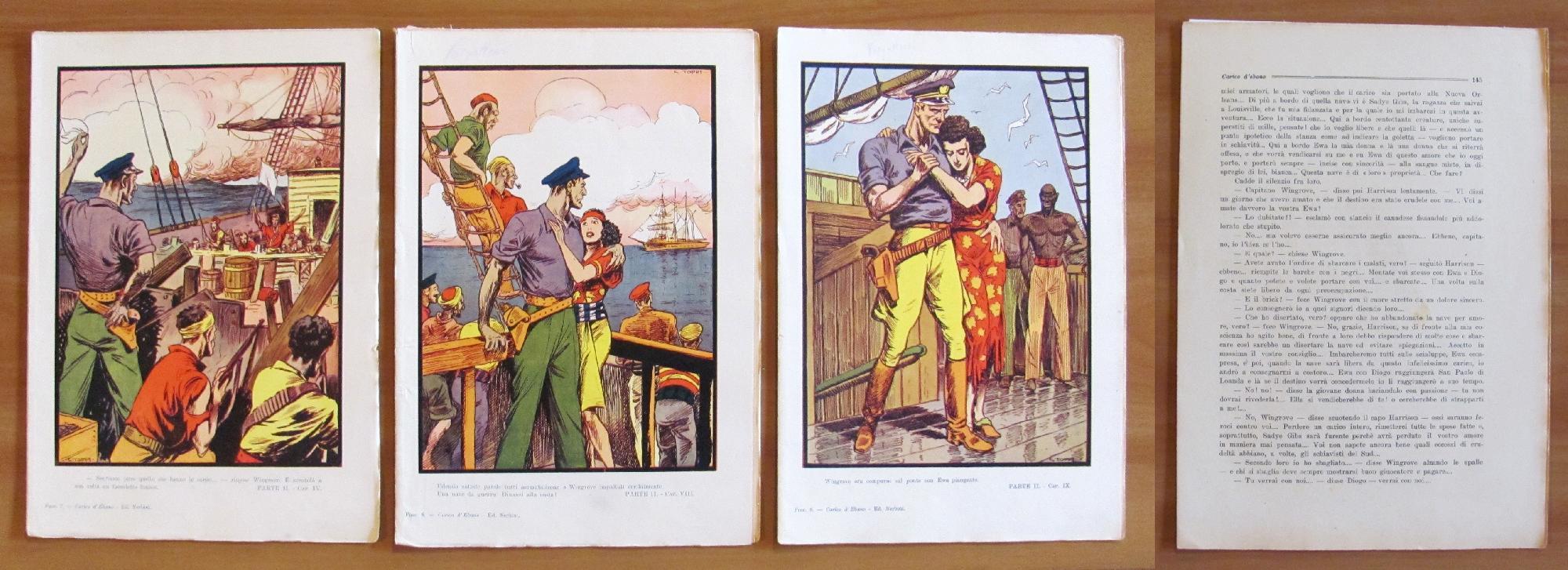 Carico D'Ebano - Il Romanzo Dello Schiavismo - Opera Completa In Fascicoli Sciolti