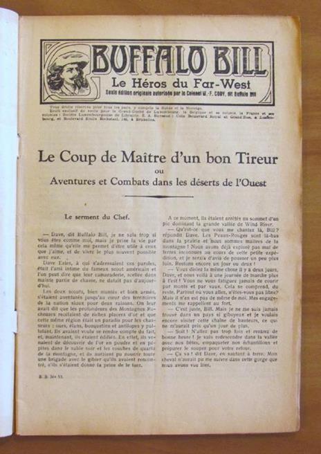 Buffalo Bill Le Heros Du Far-West N.53 - Le Coup De Maitre D'Un Bon Tireur - 2