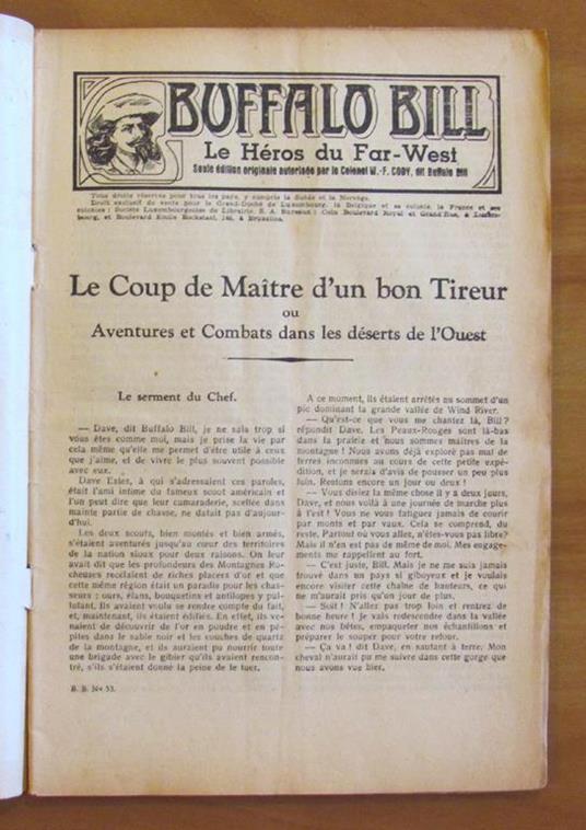 Buffalo Bill Le Heros Du Far-West N.53 - Le Coup De Maitre D'Un Bon Tireur - 2