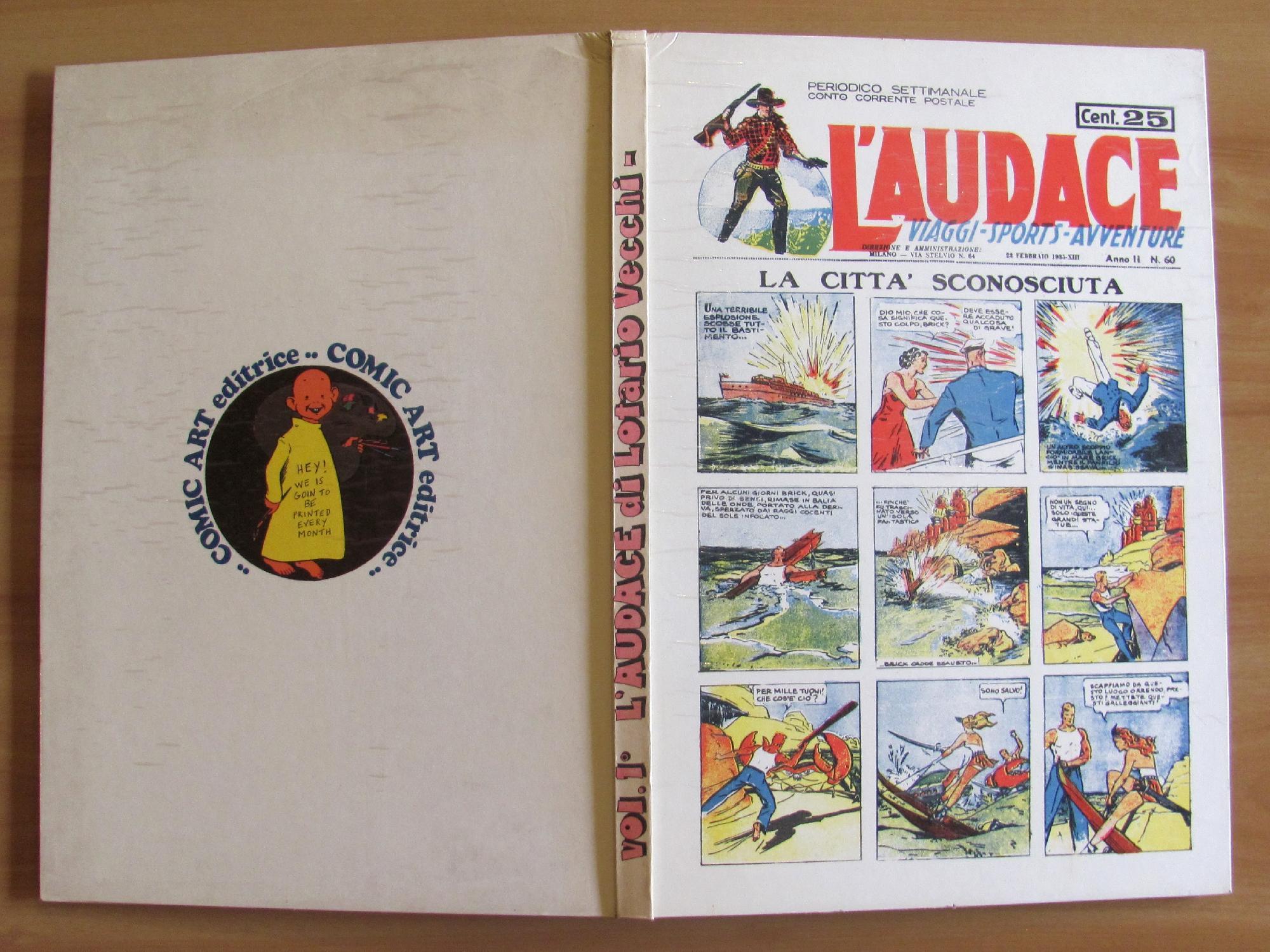 L' Audace Di Lotario Vecchi - Viaggi - Sports - Avventure - Vol. I, Ii E Iii - Anastatica