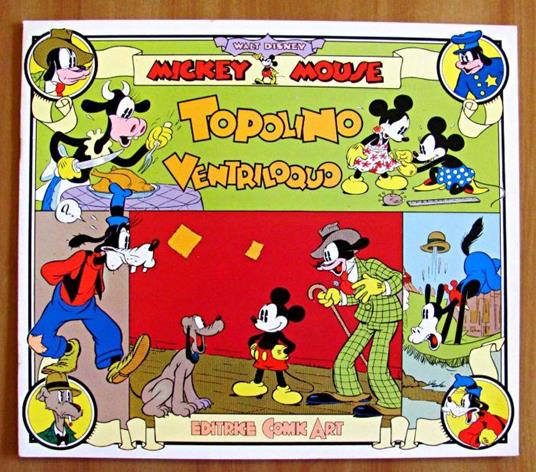 Topolino Ventriloquo - Comic Art - copertina