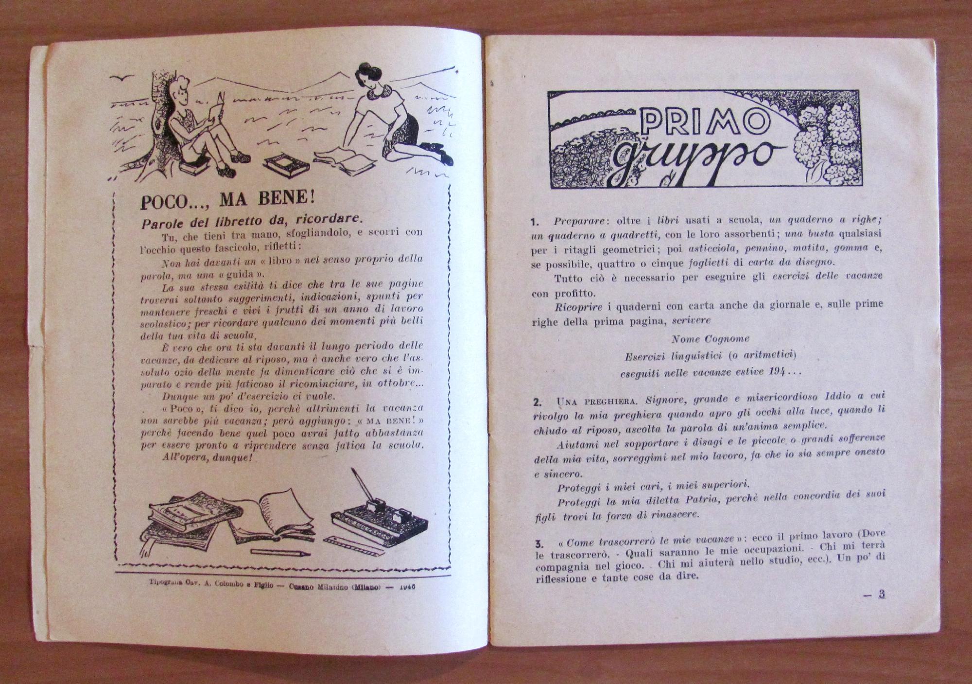 Poco..., Ma Bene - Esercizi Per Le Vacanze - Classe Iv