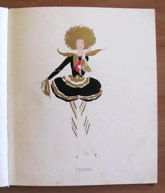 Zufrin - Fiaba In Tre Atti E Un Epilogo, 1932 Con 8 Figurini Decò Di Brunelleschi E Dedica Autografa (?) - Giuseppe Fanciulli - 4