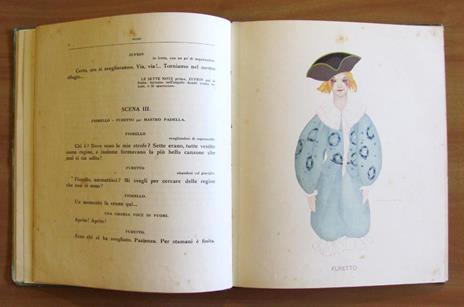 Zufrin - Fiaba In Tre Atti E Un Epilogo, 1932 Con 8 Figurini Decò Di Brunelleschi E Dedica Autografa (?) - Giuseppe Fanciulli - 6