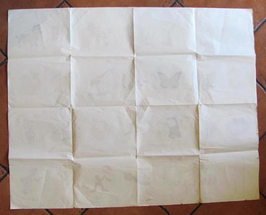 Grande Manifesto Scolastico ABBECEDARIO - anni '50 - 105x85 - RARO - 7