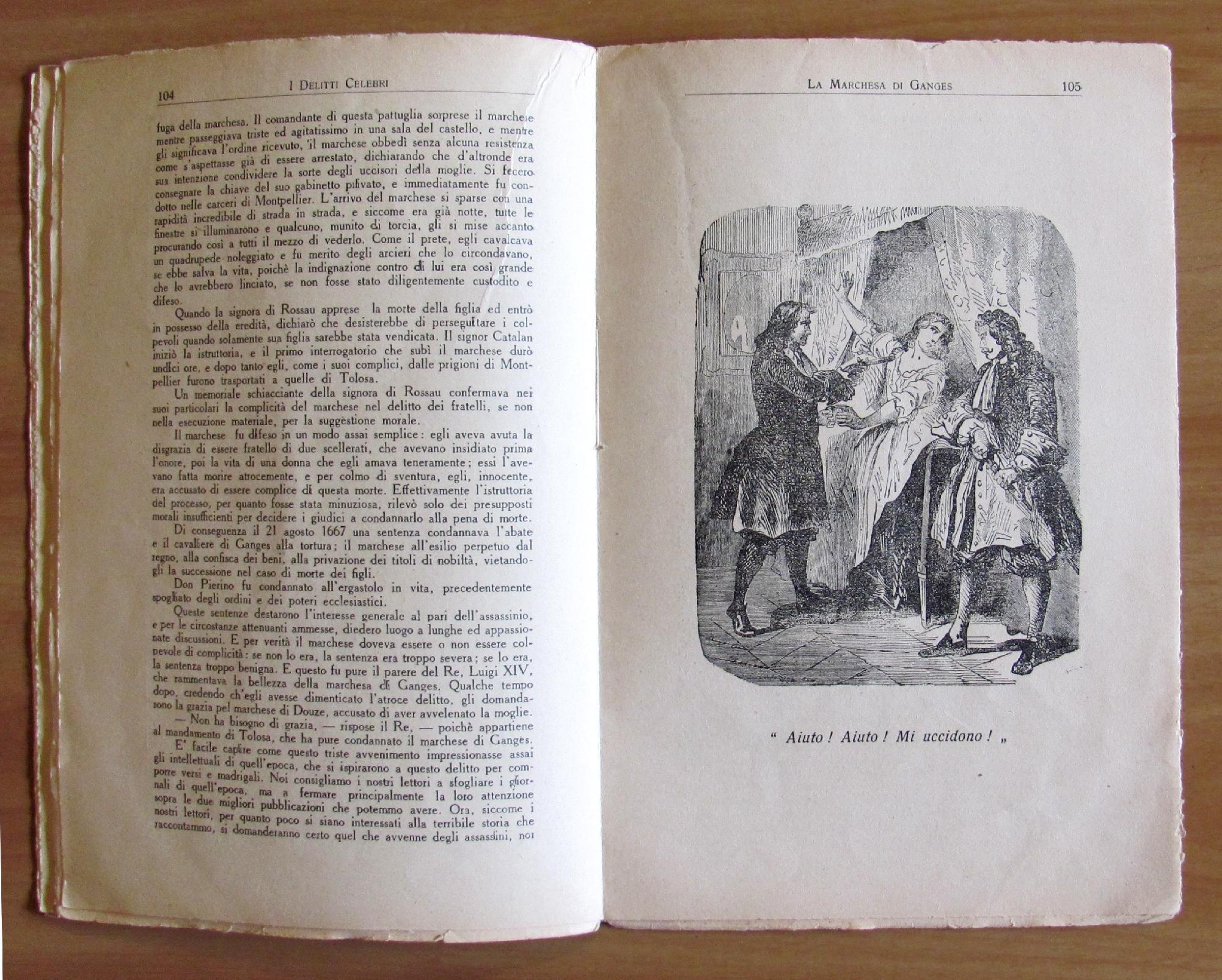 Delitti Celebri - La Marchesa Di Ganges - Pervinca, 1927