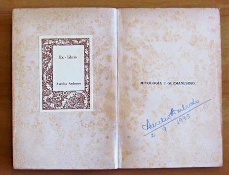 Mitologia E Germanesimo - Coll. Le Pagine Dell'Ora - Alfredo Galletti - 2