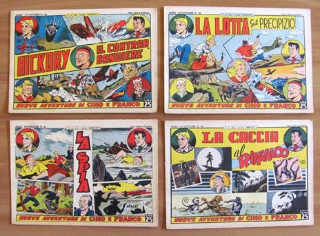 Lotto Di 13 - Albi Avventure - Serie Cino E Franco N.14/30 - Capriotti 1948 - 4