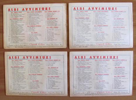 Lotto Di 13 - Albi Avventure - Serie Cino E Franco N.14/30 - Capriotti 1948 - 5