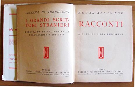 Racconti - Collana I Grandi Scrittori Stranieri - Edgar Allan Poe - 2