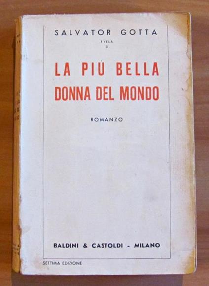 La Piu Bella Donna Del Mondo - Salvatore Gotta - copertina