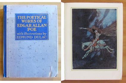 The Poetical Works - Ed. Doran, I Edizione Americana Ill. Da Dulac - Edgar Allan Poe - copertina