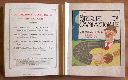 Storie Di Cantastorie - copertina