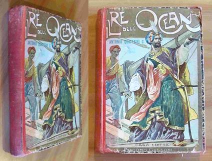 Il Re Dell'Oceano - Avventure Di Mare, 1904 Ill. Minardi - Antonio G. Quattrini - copertina