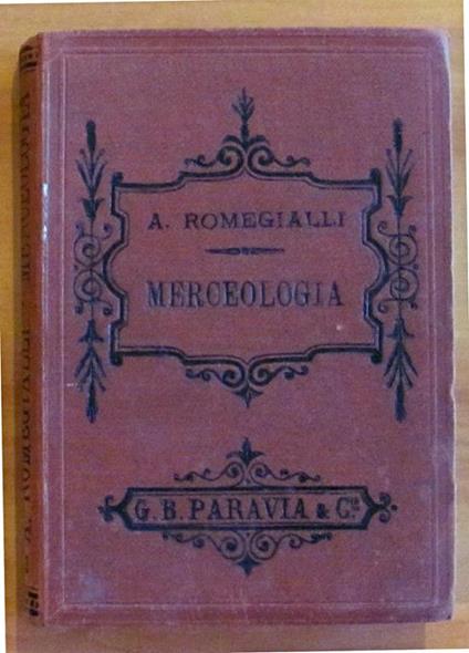 Trattato Di Merceologia - copertina