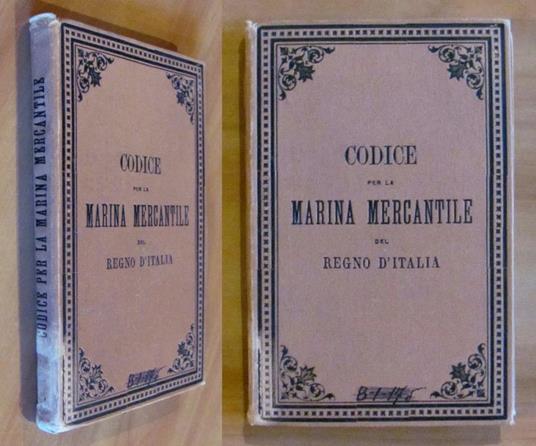 Codice Per La Marina Mercantile Del Regno D'Italia, 1901 - copertina