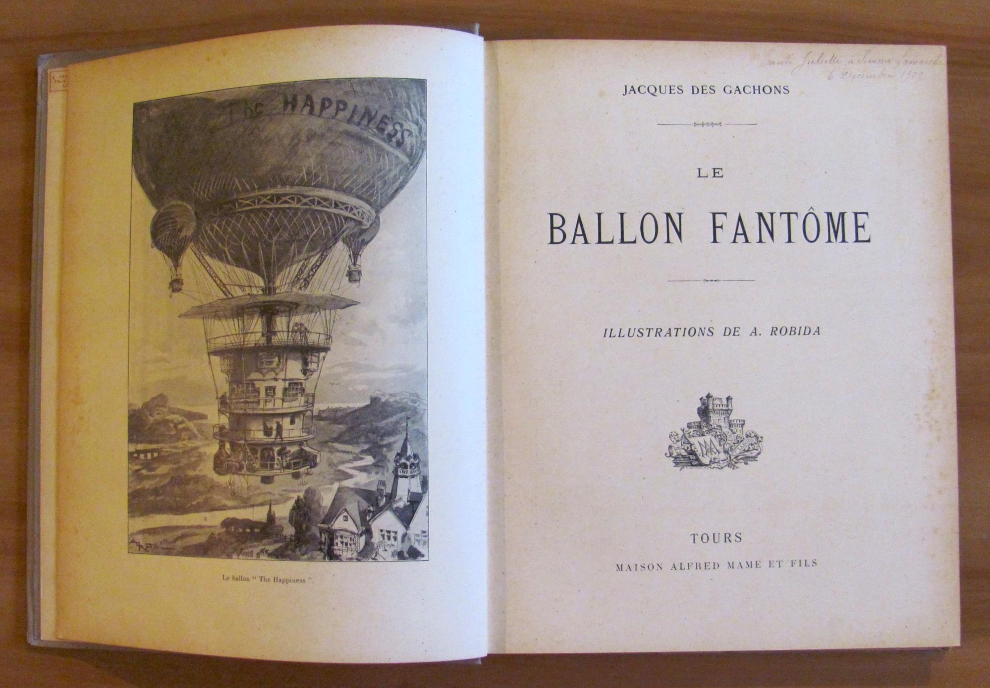 Le Ballon Fantome - I Edizione 1909 Con Ill. Di Robida