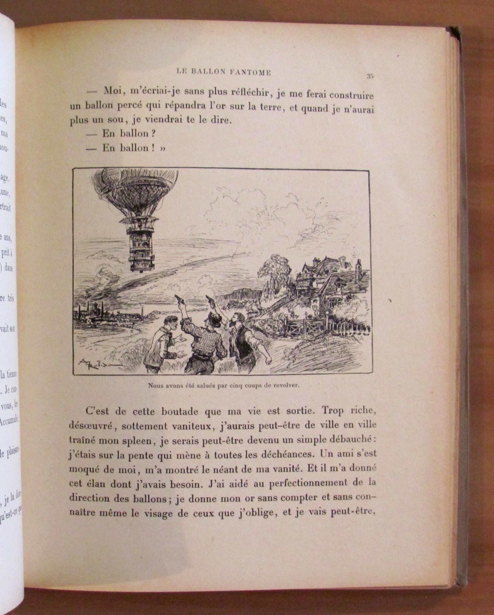 Le Ballon Fantome - I Edizione 1909 Con Ill. Di Robida