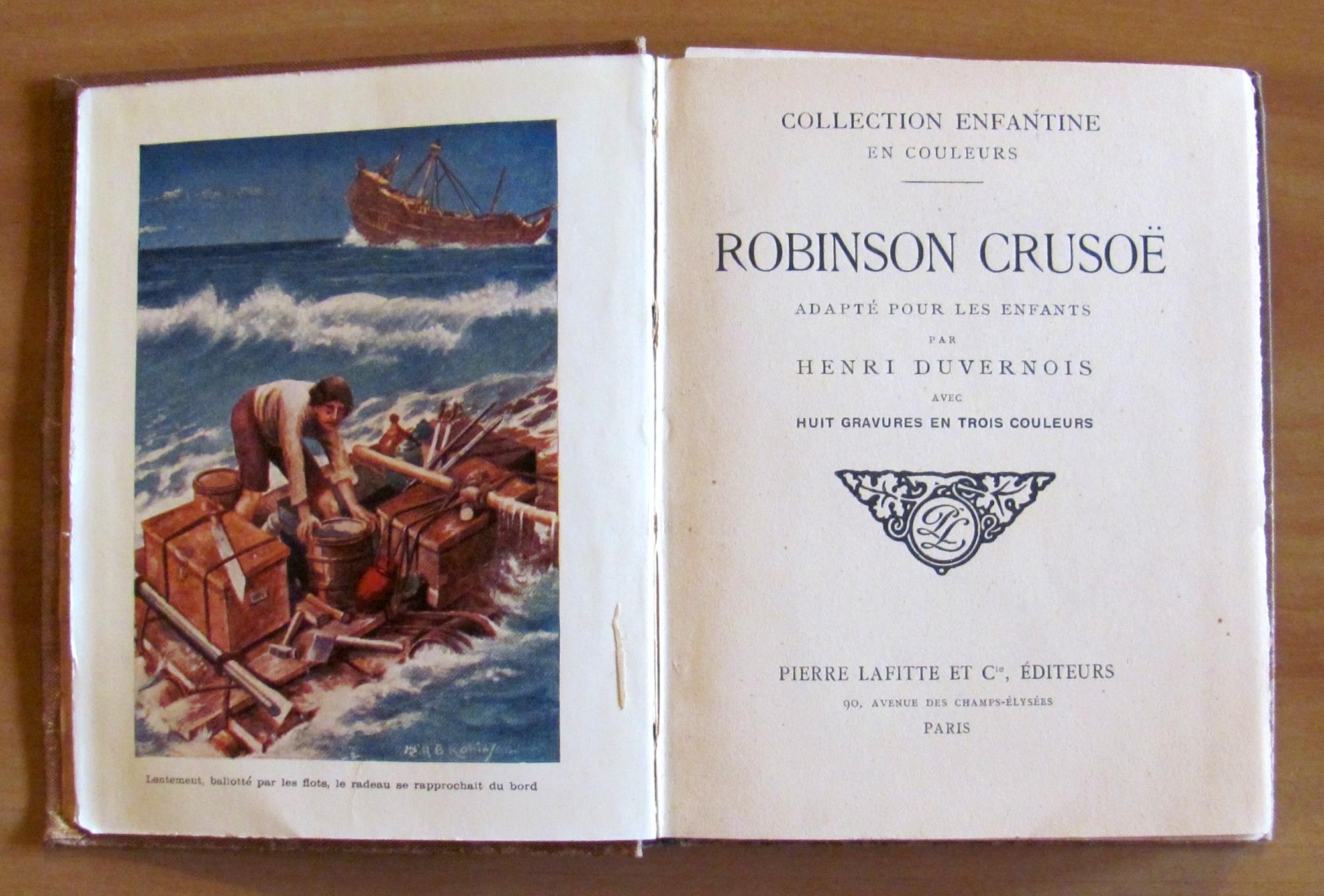 Robinson Crosoe - Collection Enfantine En Couleurs - Ill. W. B. Robinson