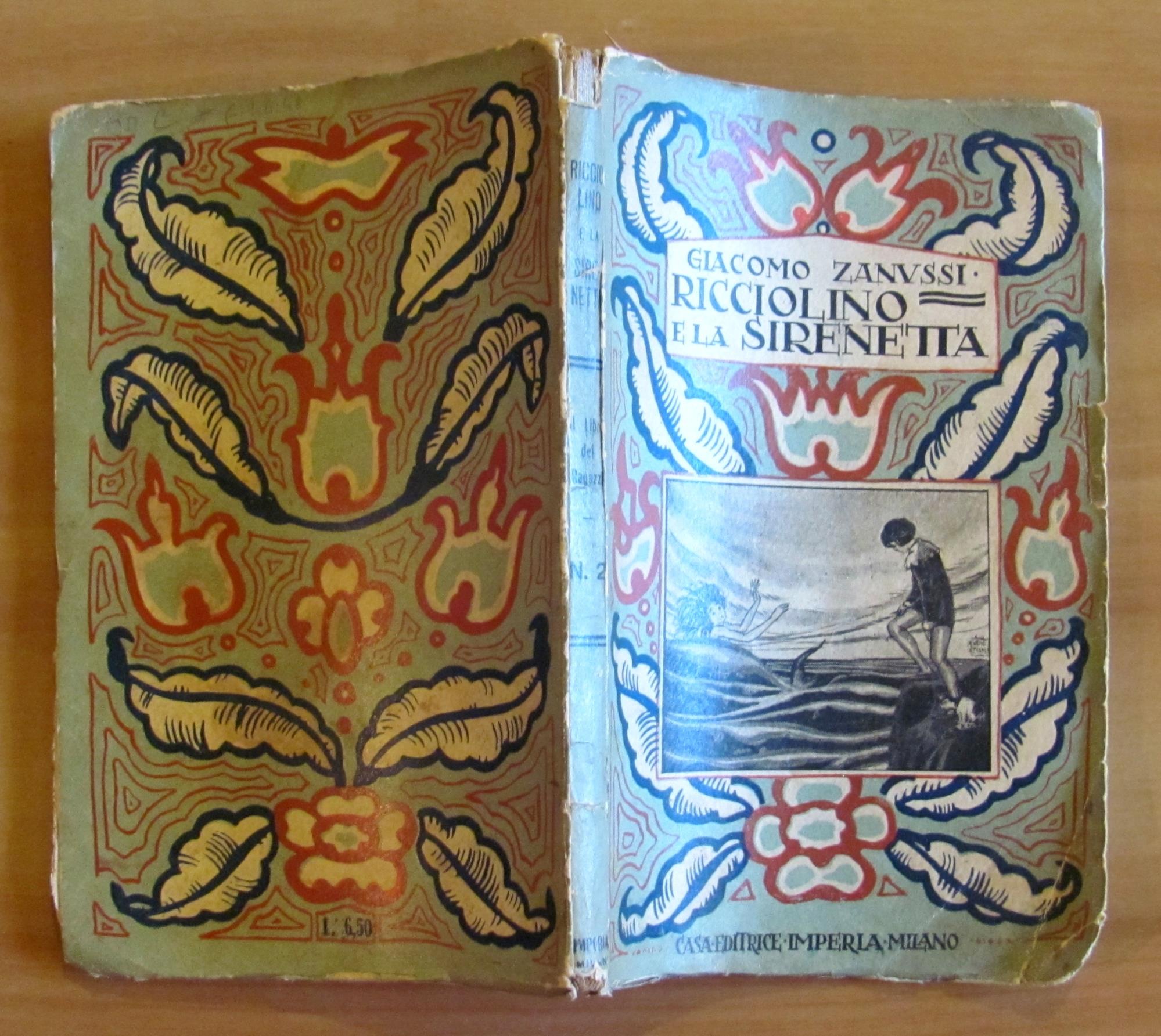 Ricciolino E La Sirenetta, 1923 Ill. Di Veneziani