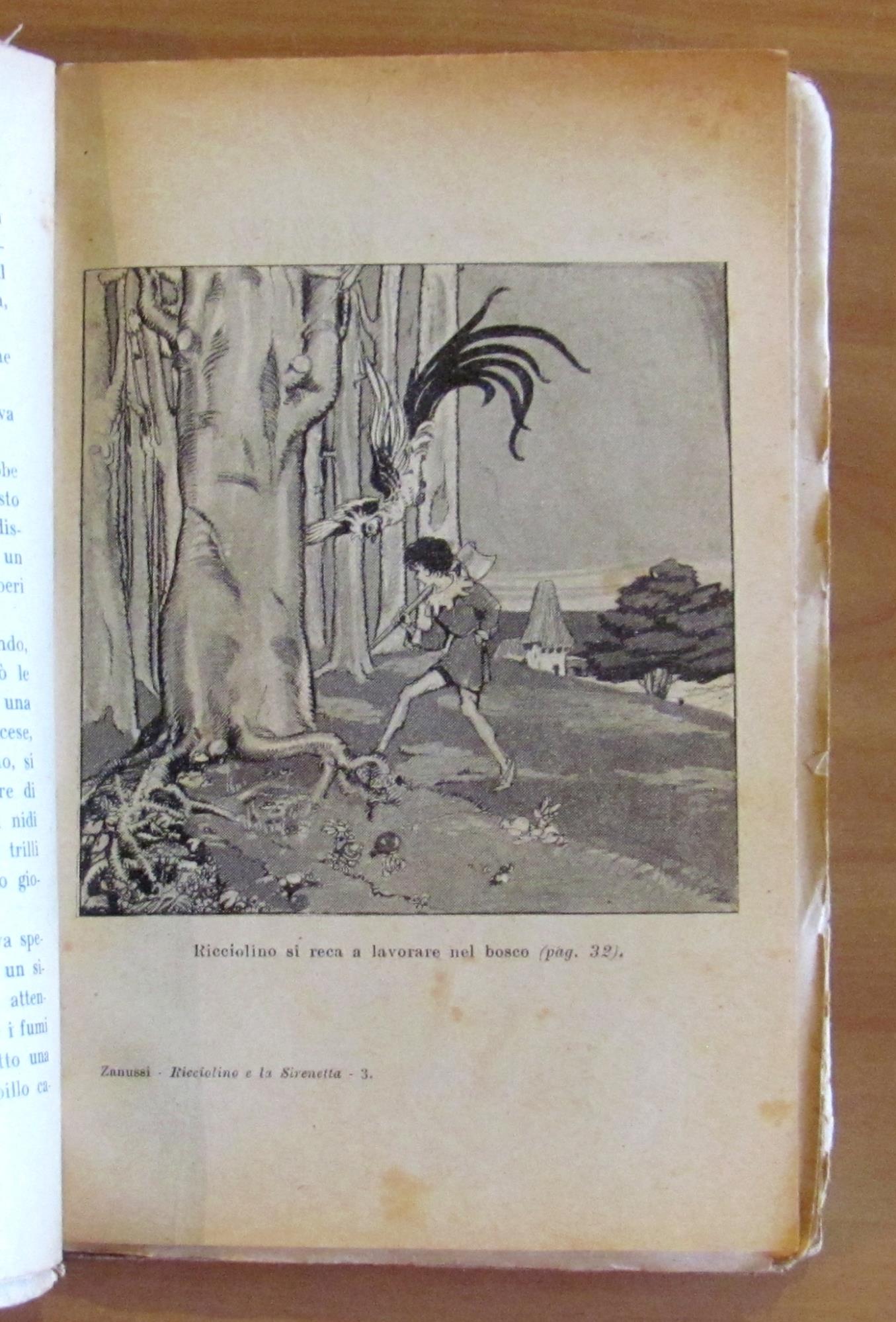 Ricciolino E La Sirenetta, 1923 Ill. Di Veneziani