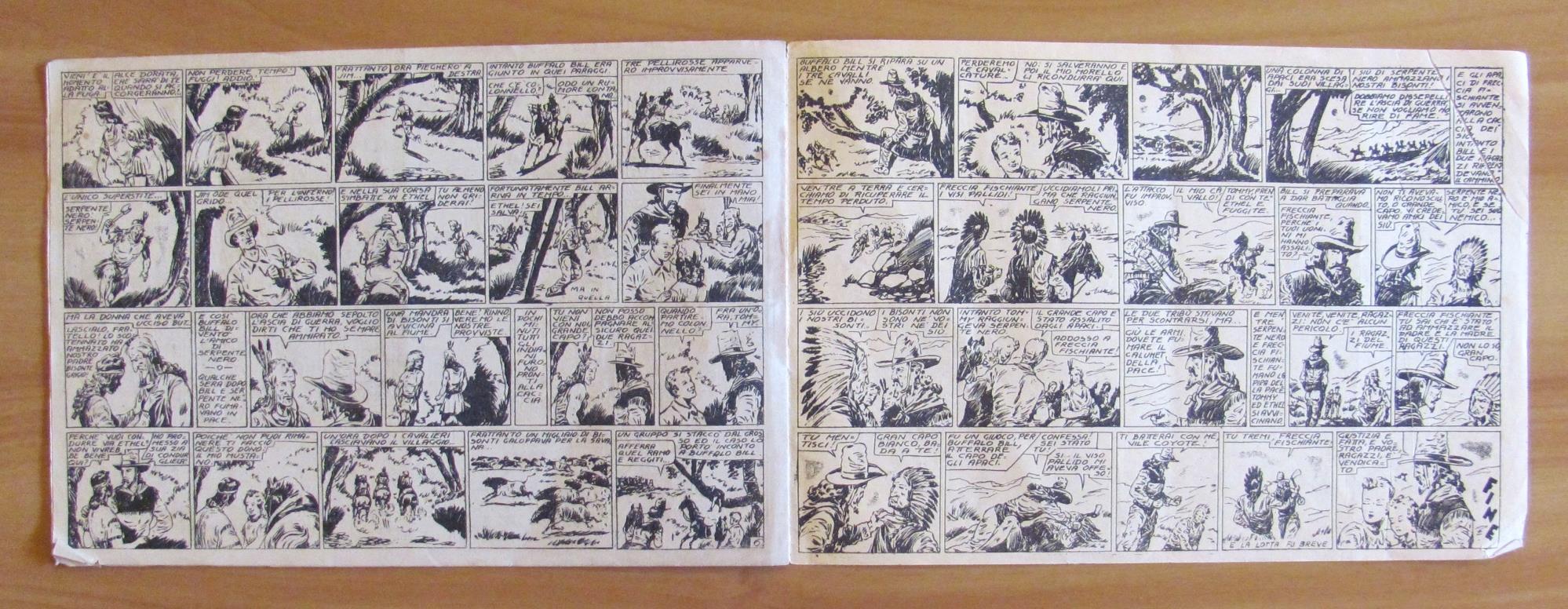 Buffalo Bill Sul Sentiero Di Guerra - Albi Viaggi E Avventure N.96, 1947 - Ill. J. D'Arc