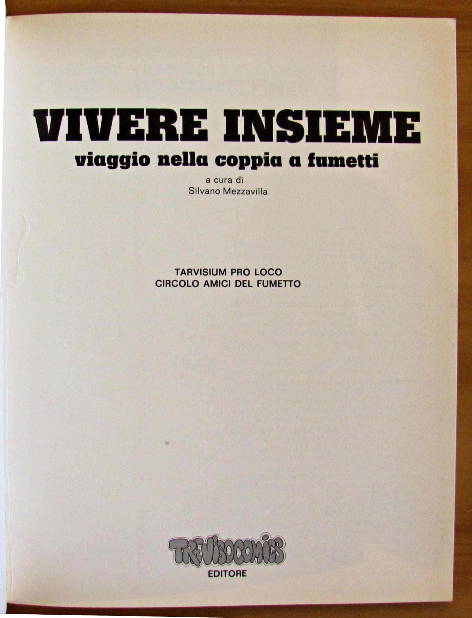 Trevisocomics Vivere Insieme - Viaggio Nella Coppia A Fumetti
