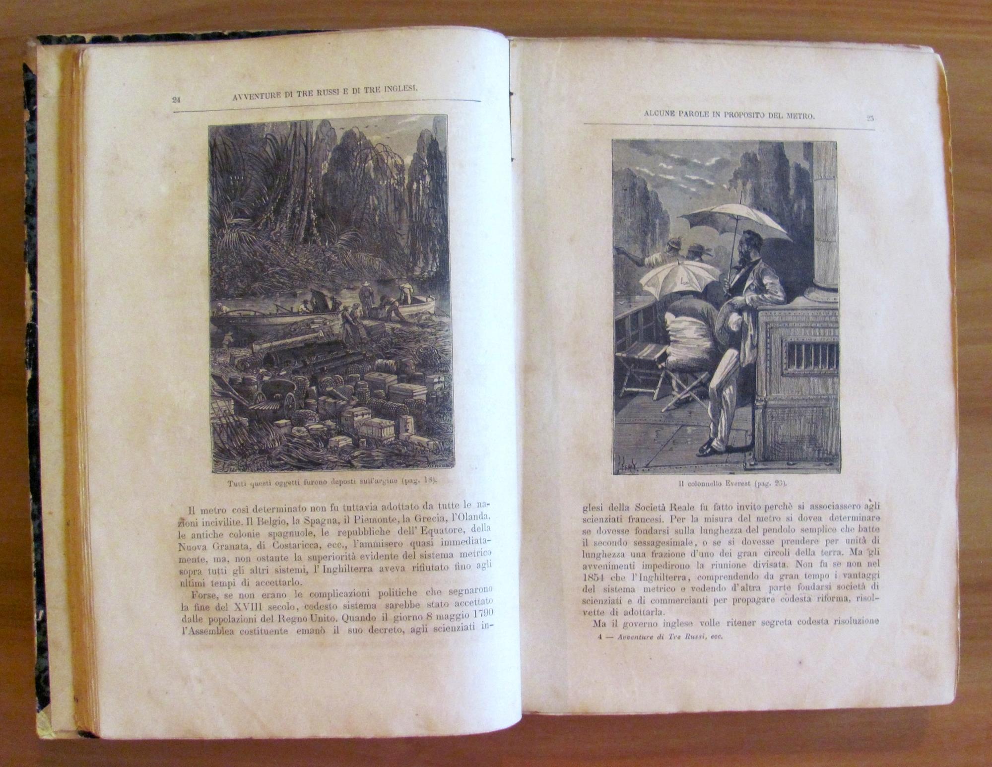 Avventure Di Tre Russi E Tre Inglesi Nell'Afrrica Australe + Le Indie Nere, I Edizione