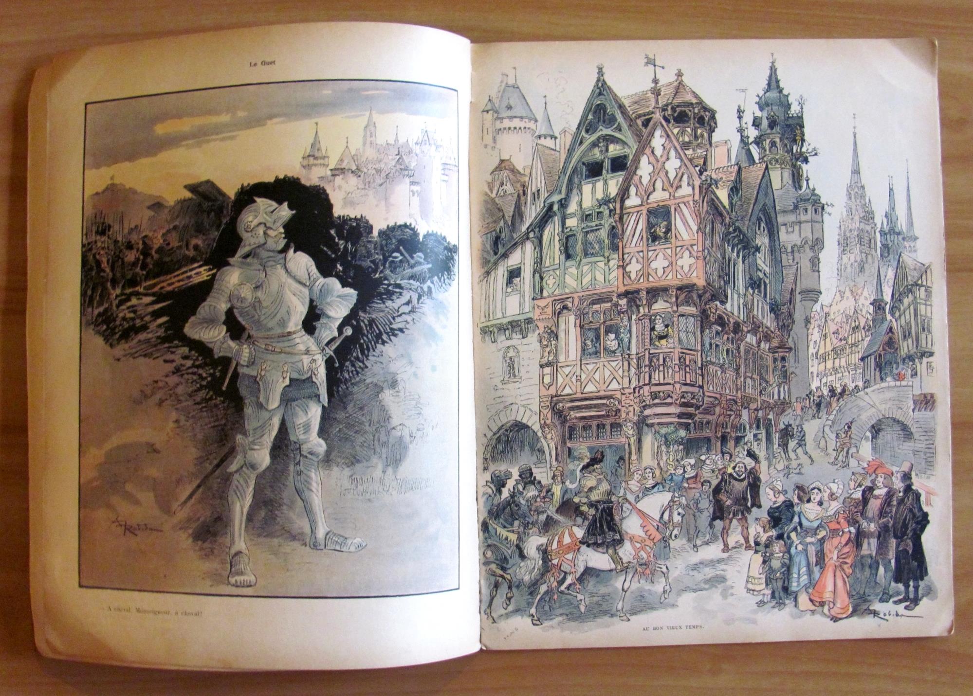 L' ALBUM X par Robida, 1900 ca