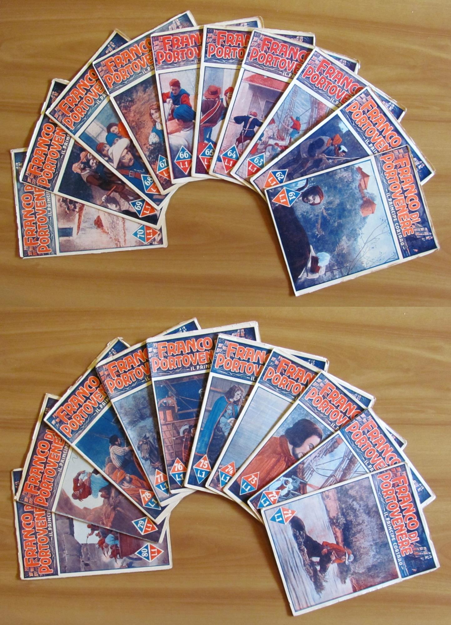 FRANCO DI PORTOVENERE il Principe Corsaro, 1932 - Fasc. 1/90 COMPLETO