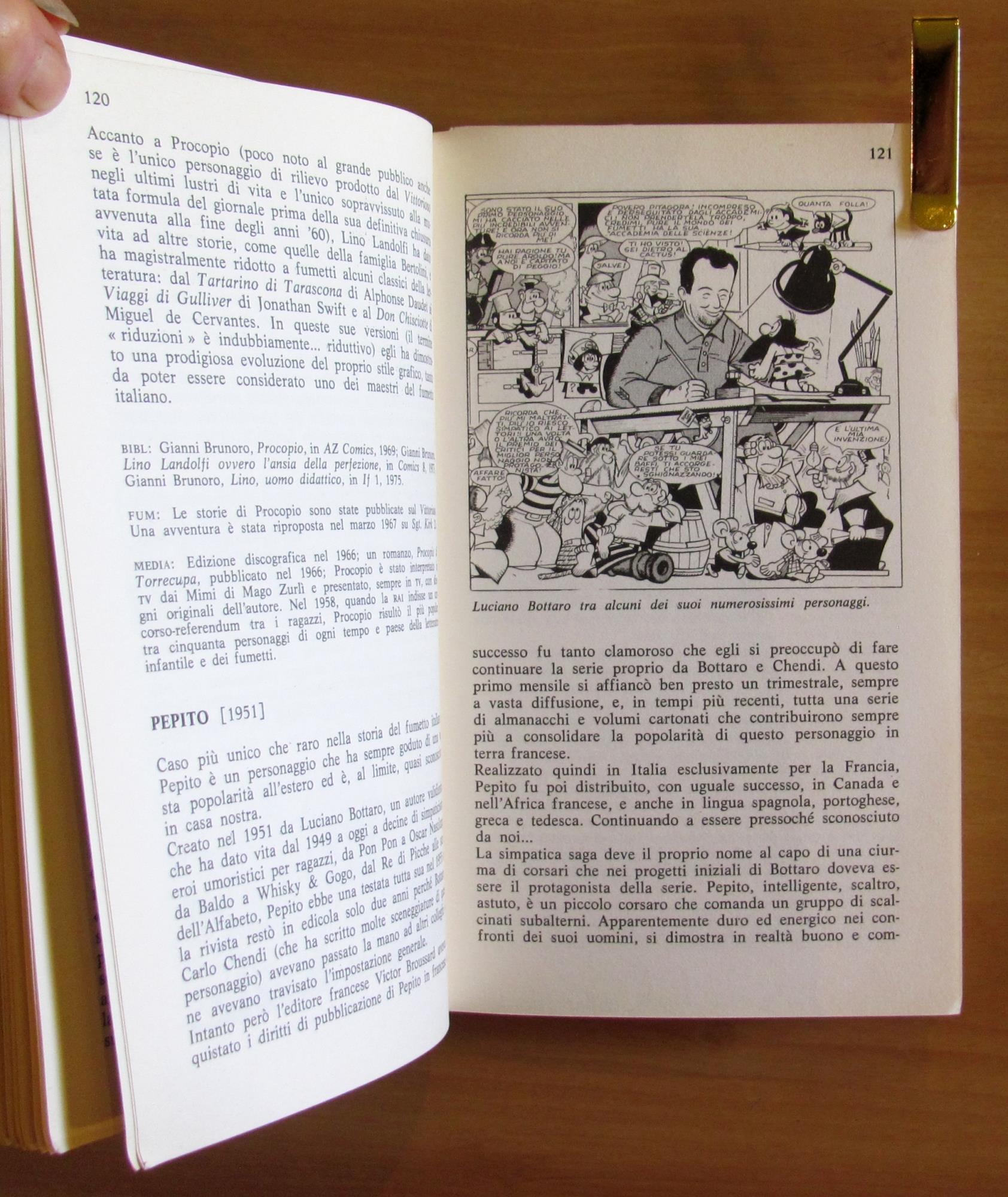 I FUMETTI IN 100 PERSONAGGI - con 101 illustrazioni