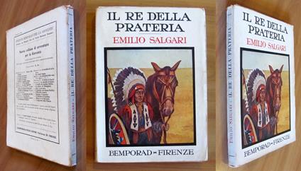 IL RE DELLA PRATERIA - 1931 - ill. G. G. BRUNO - Emilio Salgari - copertina