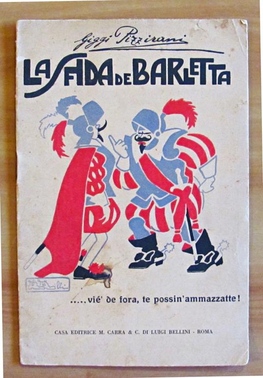 LA SFIDA DE BARLETTA - Sonetti Romaneschi - copertina